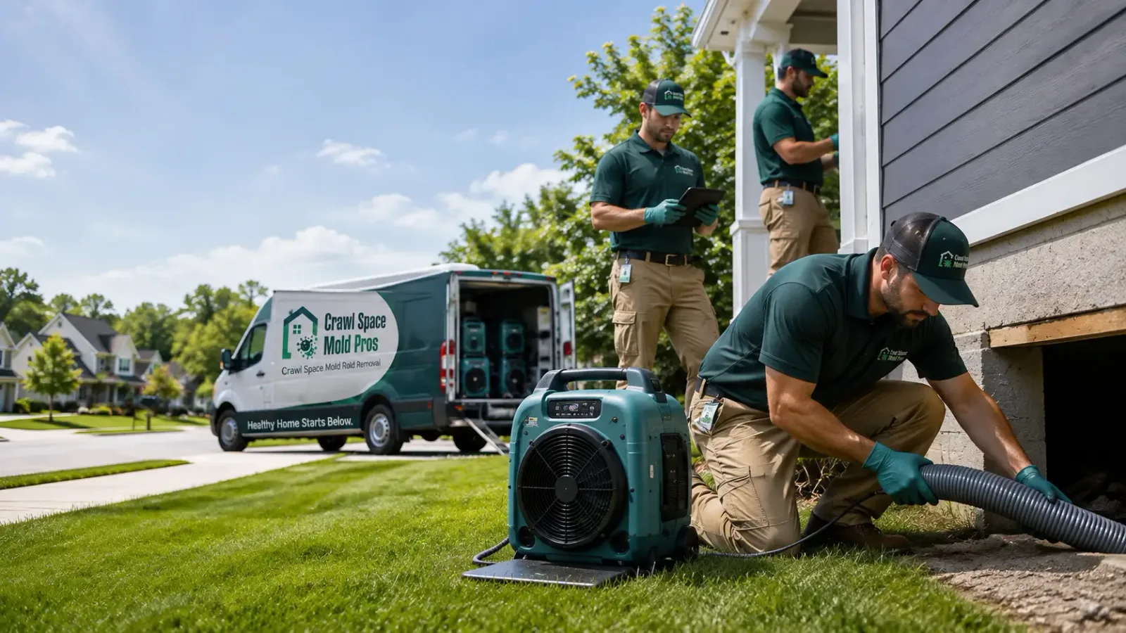 Crawl Space Mold Removal in Erving, MA